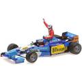 J.アレジ M.シューマッハ リトグラフ 1995 カナダGP ライドオン ミニチャンプス 1/18 ベネトン ルノー B195 ミハエル