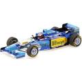 1/43 ベネトン、ルノー　ミニカー ミニチャンプス 1/43 ベネトン B195 ルノー フランスGP 1995